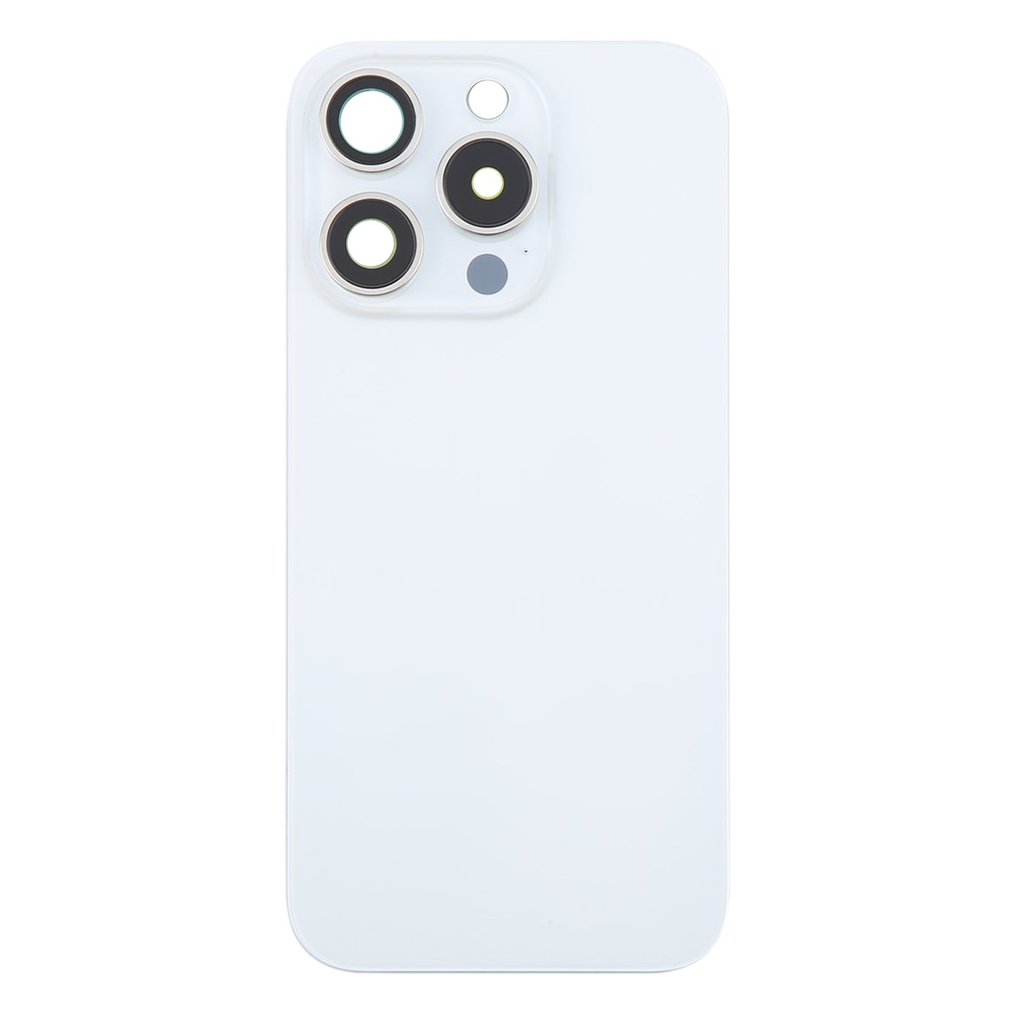 For iPhone 16 Pro Max Original Glass Battery Back Cover with Camera Lens Cover + MagSafe Magnet(White)