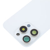 For iPhone 16 Pro Max Original Glass Battery Back Cover with Camera Lens Cover + MagSafe Magnet(White)