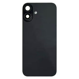 For iPhone 16 Plus Battery Back Cover with Camera Lens Cover(Black)