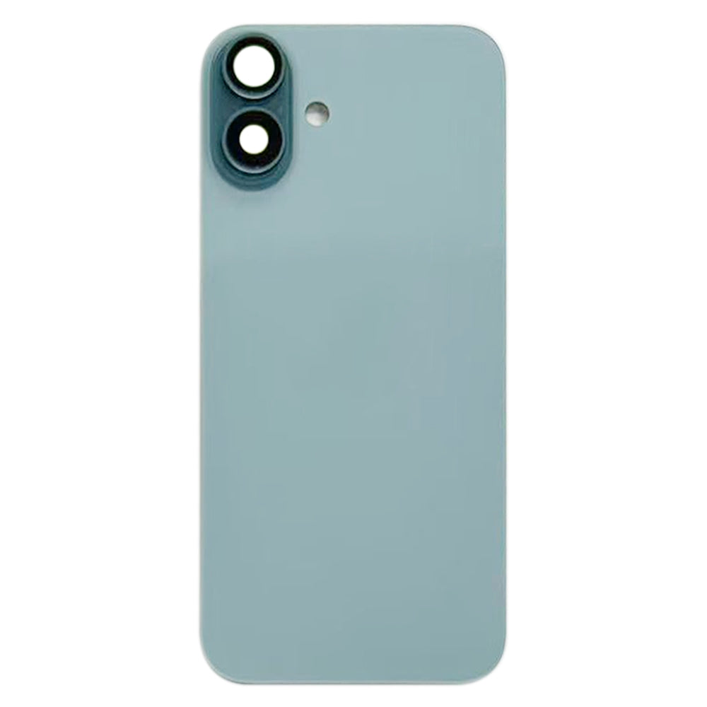For iPhone 16 Plus Battery Back Cover with Camera Lens Cover(Green)