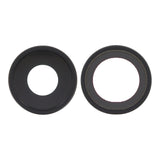 For iPhone 16 / 16 Plus Rear Camera Lens Cover (Black)