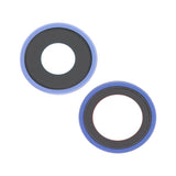 For iPhone 16 / 16 Plus Rear Camera Lens Cover (Blue)