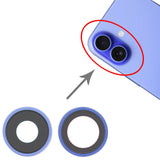 For iPhone 16 / 16 Plus Rear Camera Lens Cover (Blue)
