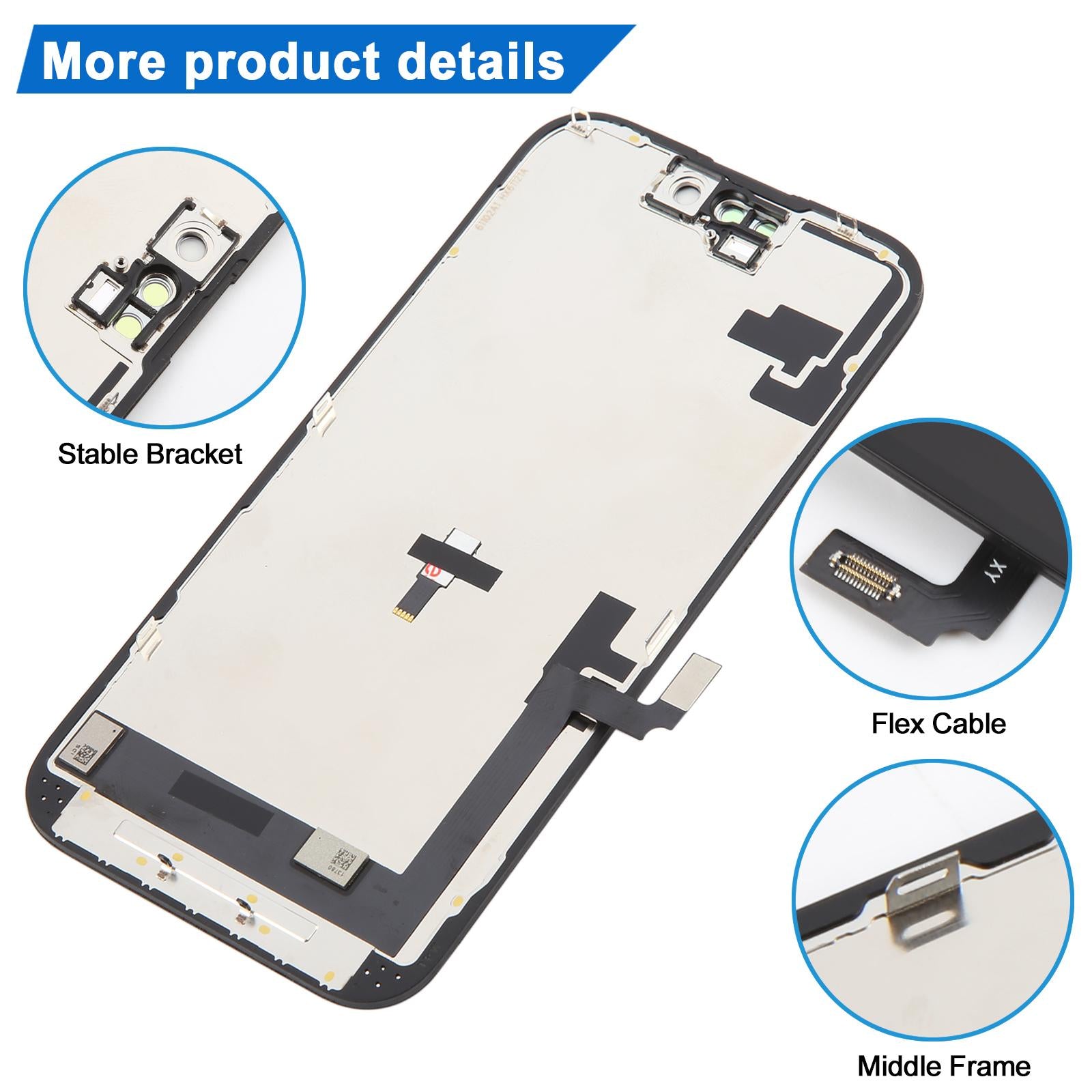 For iPhone 16 HD+ incell Screen
