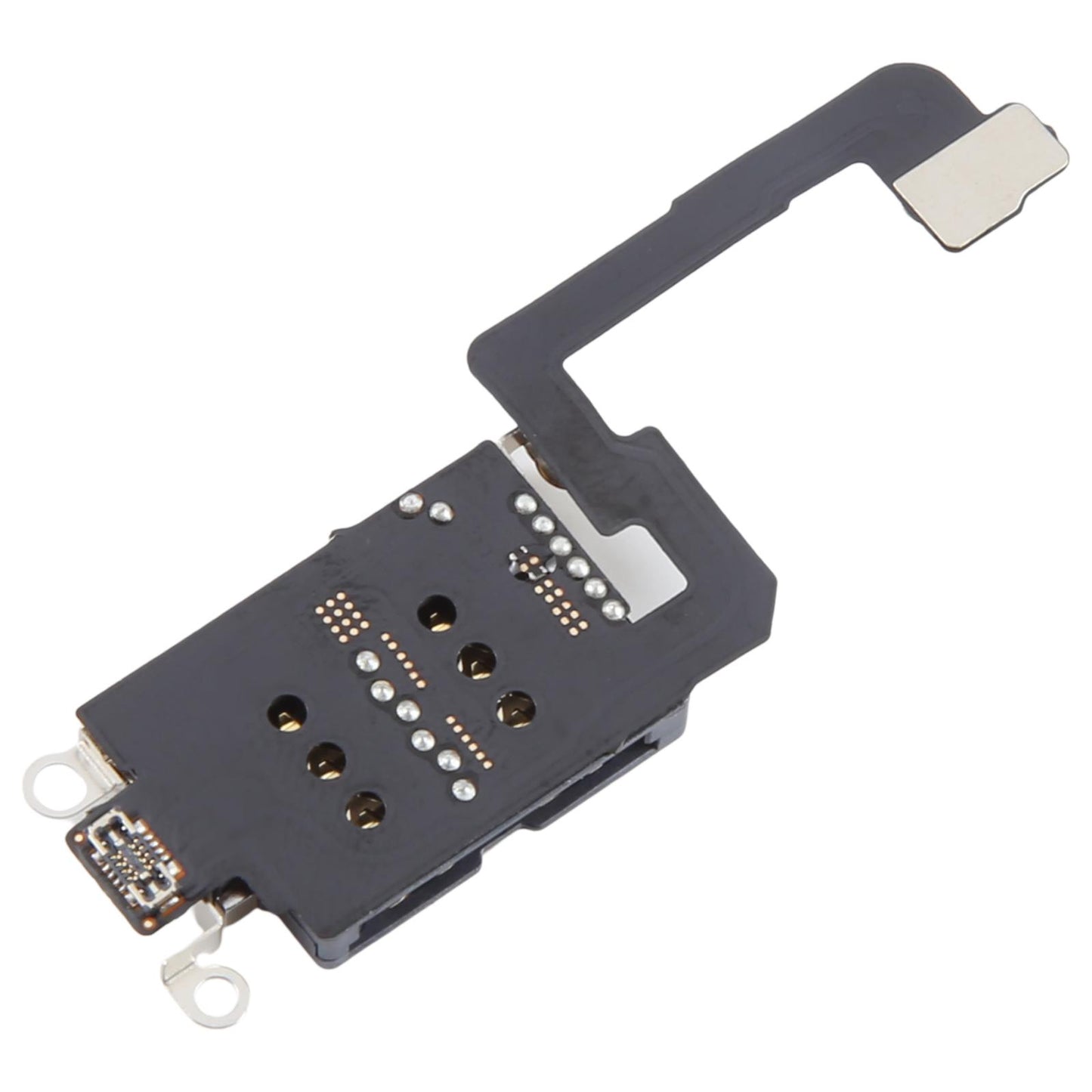 For iPhone 16 Plus Dual SIM Card Holder Socket with Flex Cable