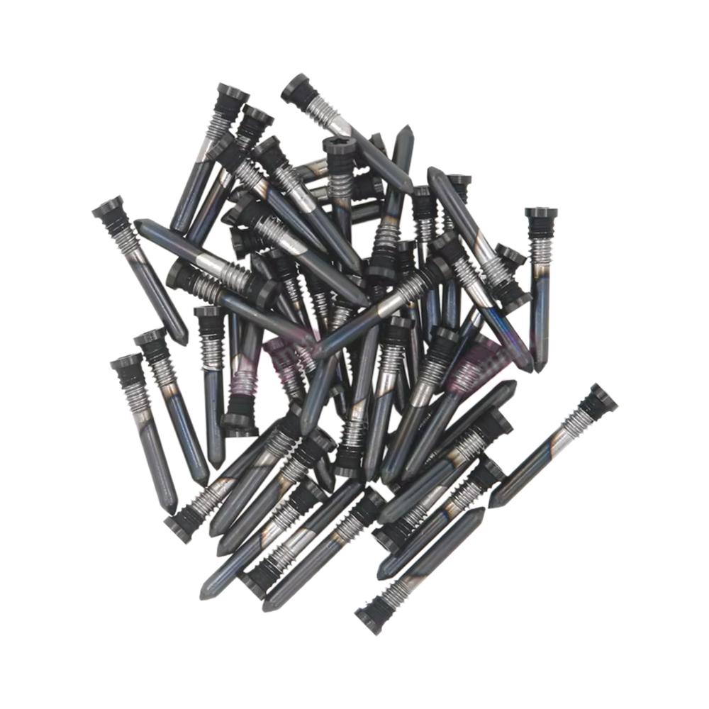 For iPhone 16 Pro / 16 Pro Max 100pcs Charging Port Screws(Black)