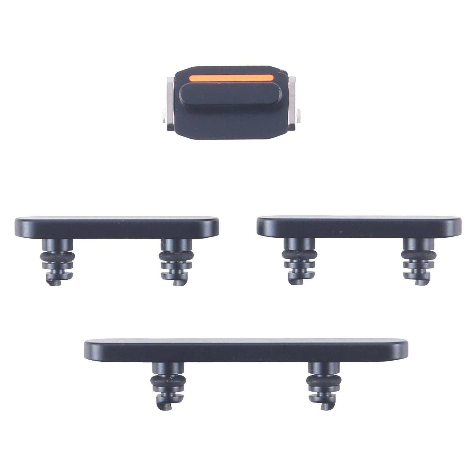 For iPhone 16e Power Button and Volume Control Button (Black)