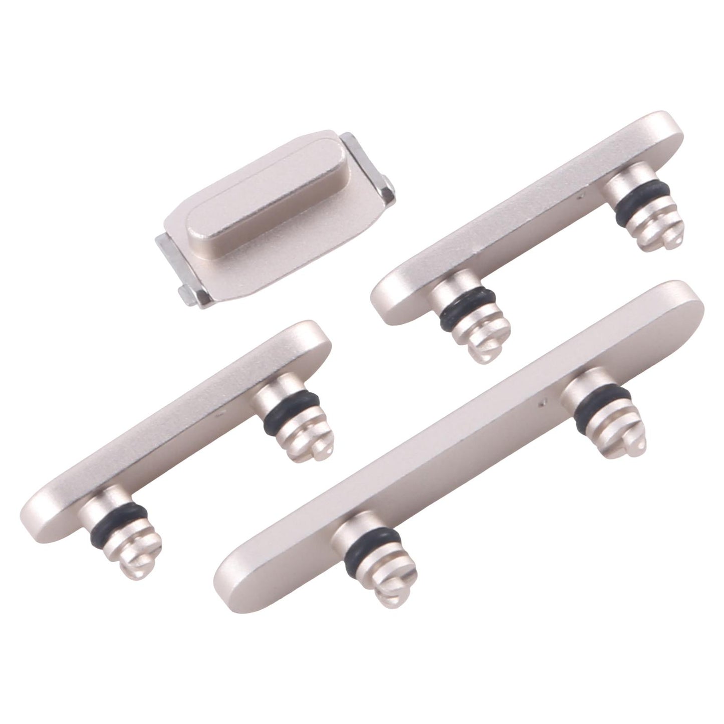 For iPhone 16e Power Button and Volume Control Button (Silver)