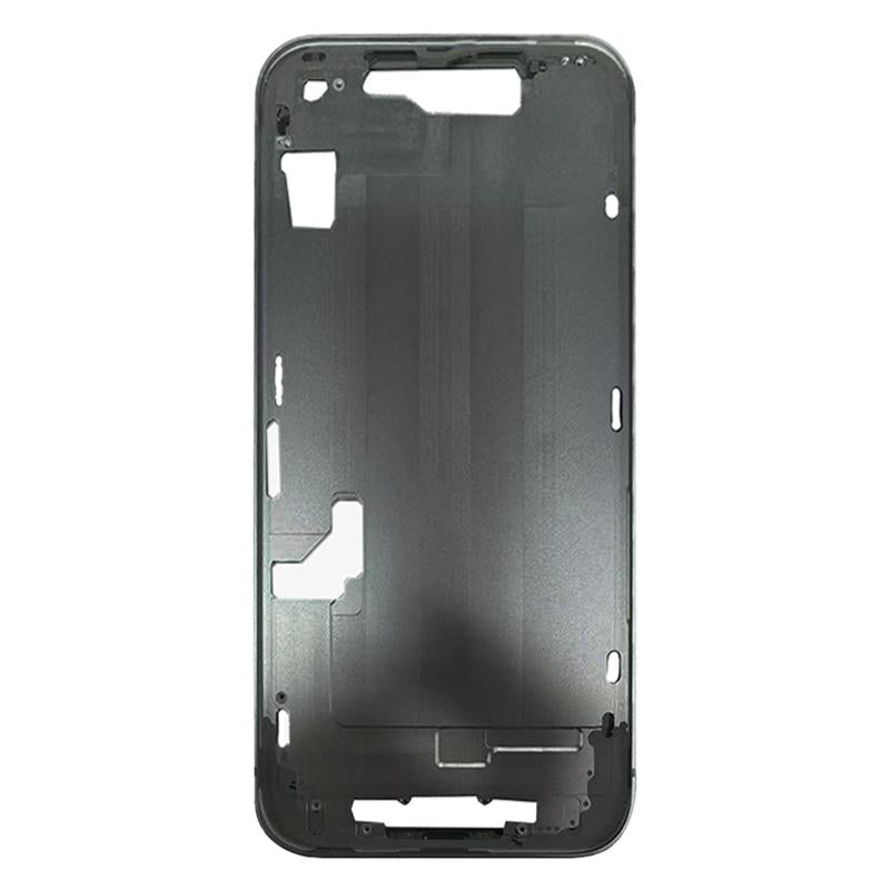 For iPhone 16e EU Version Middle Frame Bezel Plate with Side Keys + Card Tray (Black)