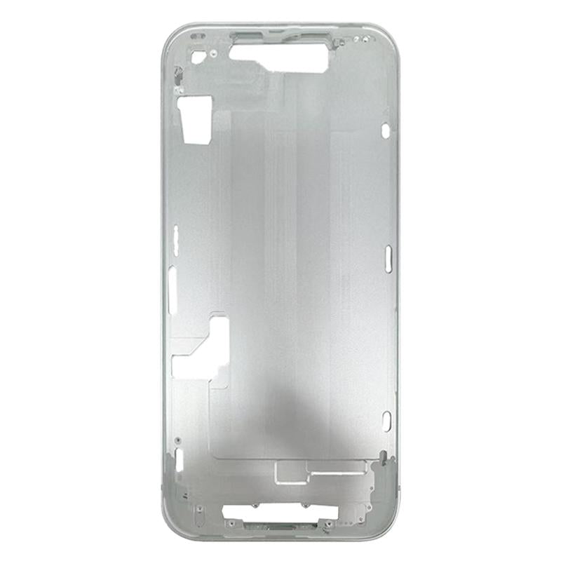 For iPhone 16e EU Version Middle Frame Bezel Plate with Side Keys + Card Tray (White)
