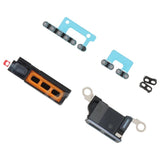 For iPhone 16 Pro Max 10pcs 6 in 1 Speaker Dustproof Mesh Set (Black)