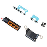 For iPhone 16 Pro Max 10pcs 6 in 1 Speaker Dustproof Mesh Set (White)