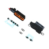 For iPhone 16 Plus 6 in 1 Speaker DustPlusof Mesh Set (Black)