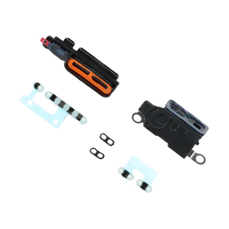 For iPhone 16 Plus 6 in 1 Speaker DustPlusof Mesh Set (White)