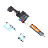 For iPhone 16 6 in 1 Speaker DustPlusof Mesh Set (White)