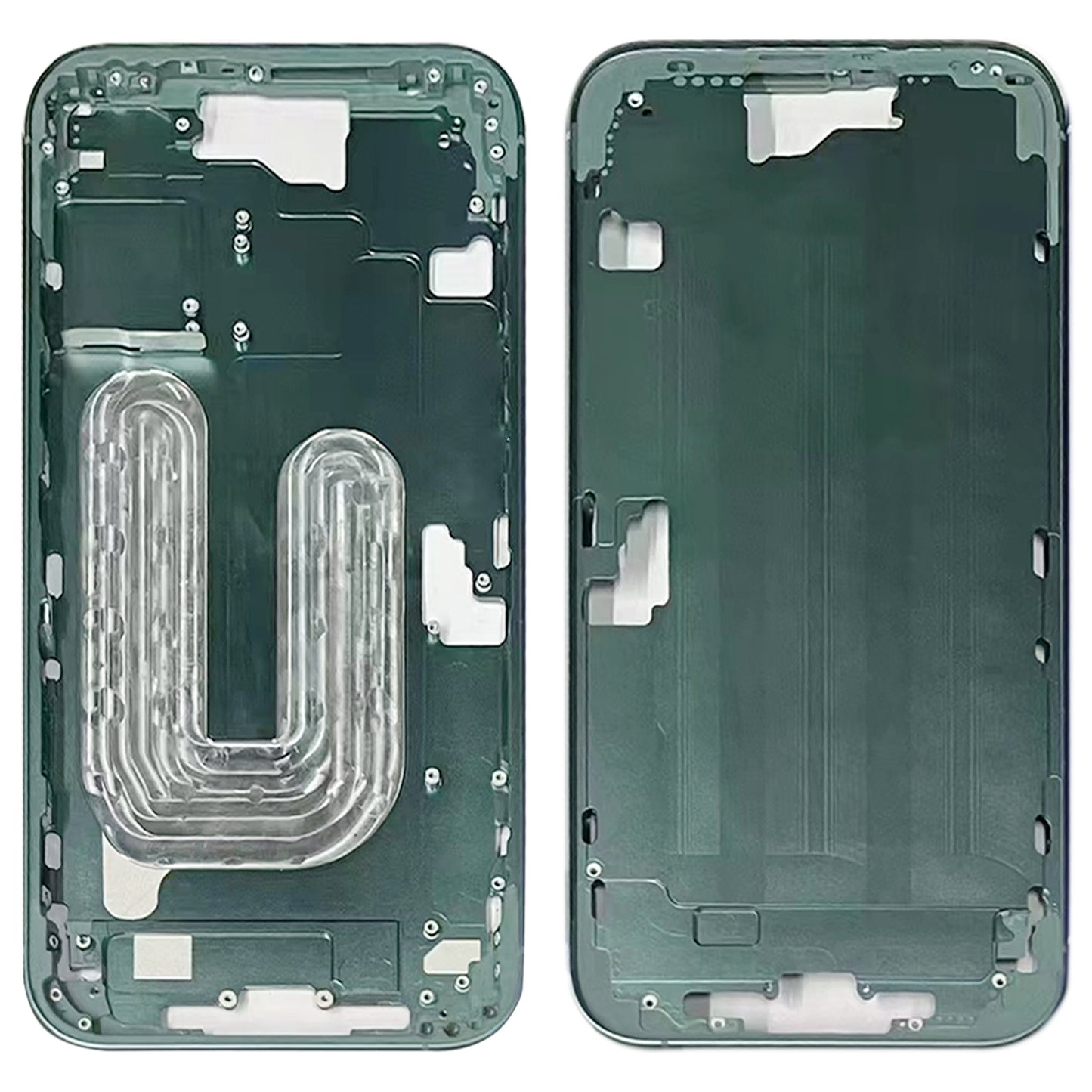 For iPhone 16 Middle Frame Bezel Plate (Green)