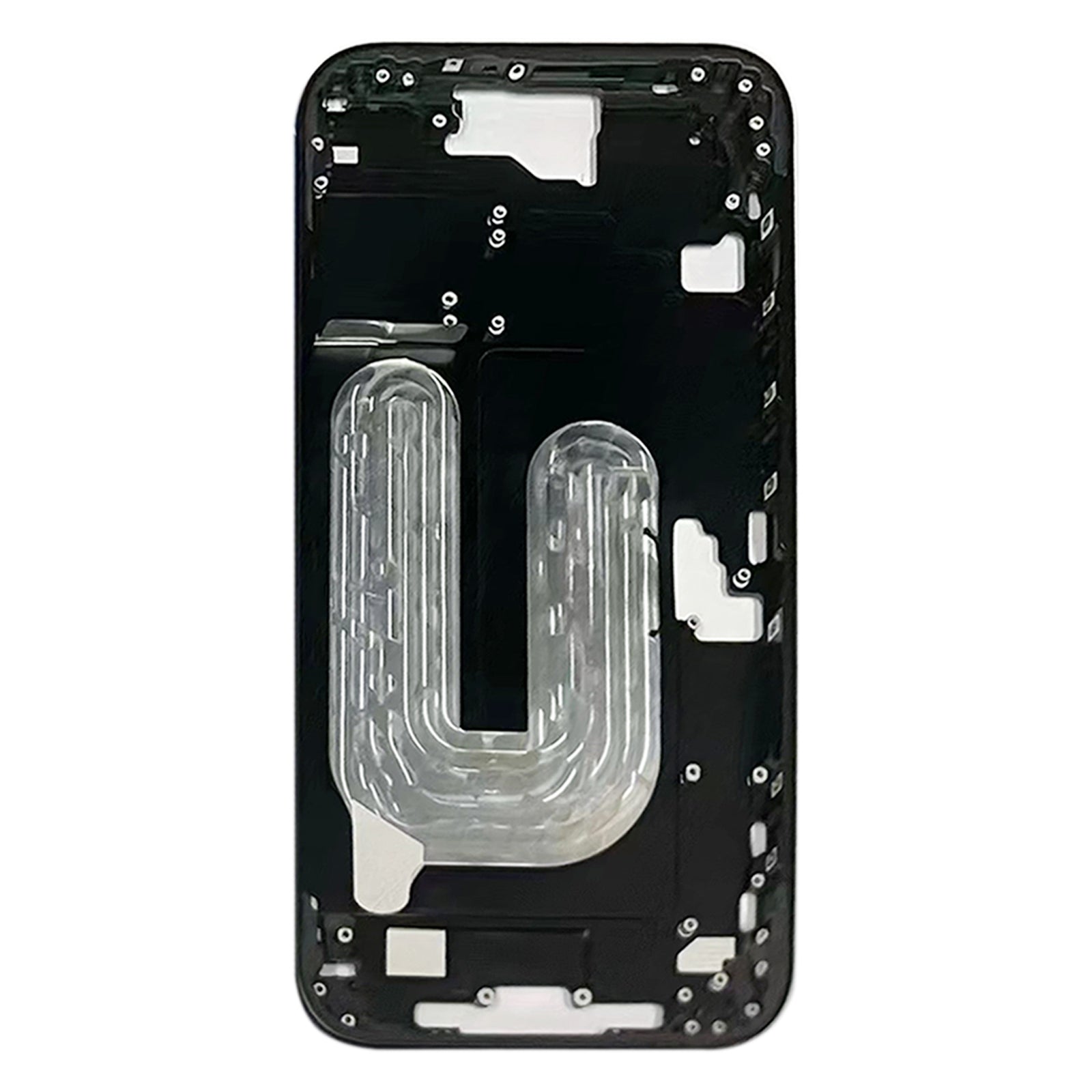 For iPhone 16 Plus Middle Frame Bezel Plate (Black)