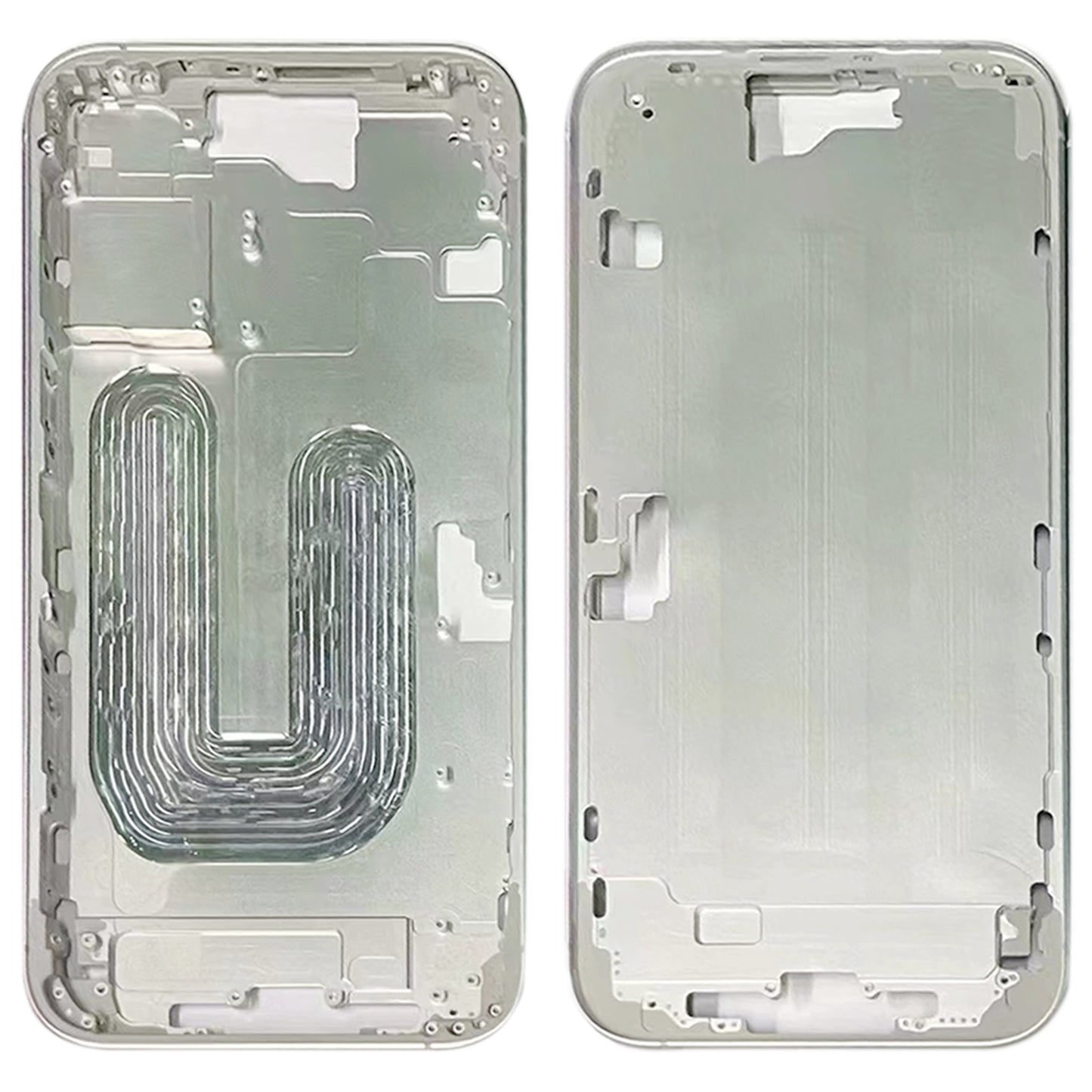 For iPhone 16 Plus Middle Frame Bezel Plate (Silver)