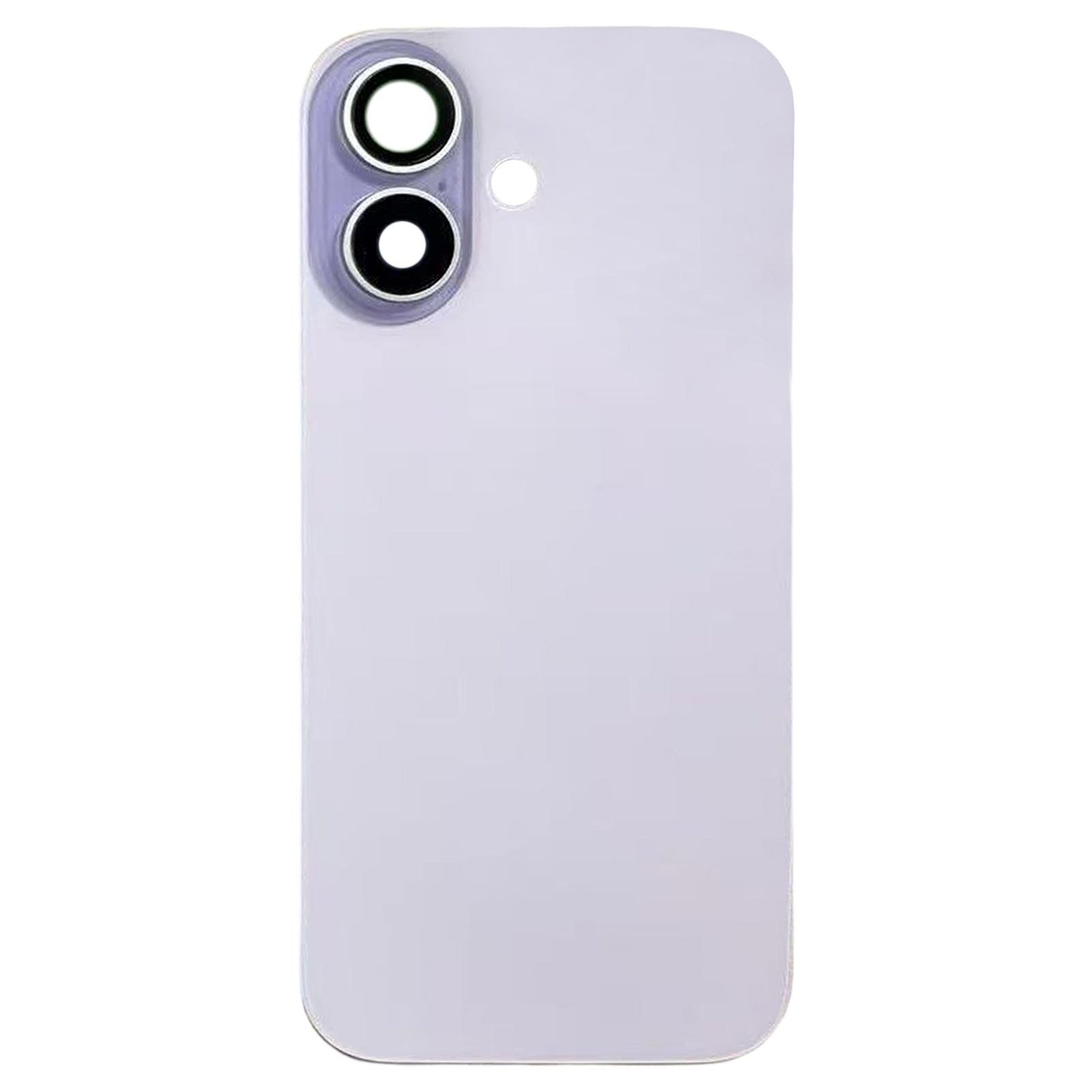For iPhone 17 Glass Battery Back Cover with Camera Lens Cover(Purple)