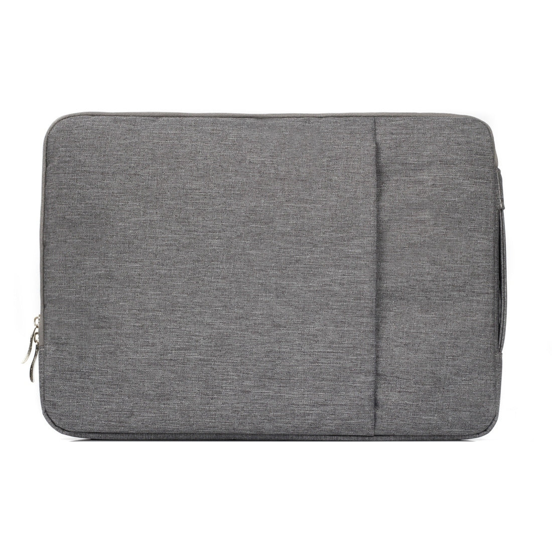 11.6 inch Universal Fashion Soft Laptop Denim Bags Portable Zipper Notebook Laptop Case Pouch for MacBook Air, Lenovo and other Laptops, Size: 32.2x21.8x2cm (Grey)