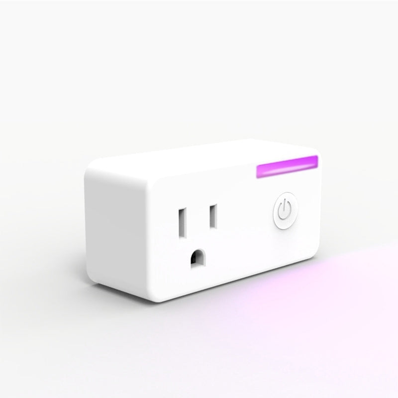 10A WiFi 2.4GHz APP Remote Control Timing Smart Socket Works with Alexa & Google Home, AC 110-250V, US Plug