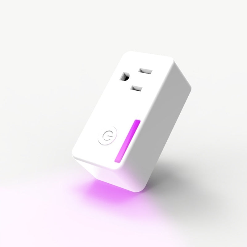 10A WiFi 2.4GHz APP Remote Control Timing Smart Socket Works with Alexa & Google Home, AC 110-250V, US Plug