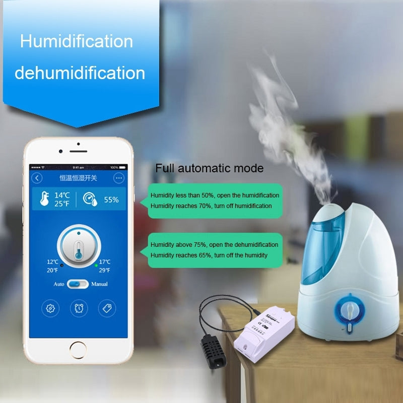 Sonoff TH-1 Temperature and Humidity Sensor for Sonoff TH10/TH16 WiFi Smart Switch