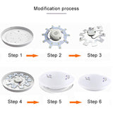 10A Single Channel WiFi Smart Switch Wireless Remote Control Module Works with Alexa & Google Home, AC 90-250V