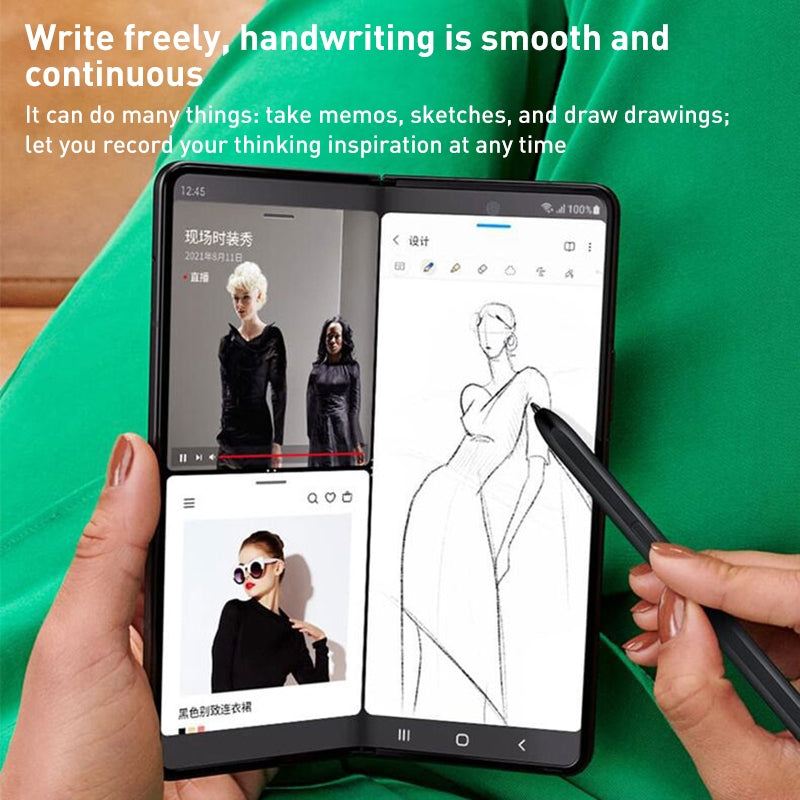 For-Samsung-Galaxy-Z-Fold3-5G/W22-5G-Touch-Capacitive-Pen-Stylus-(Black)