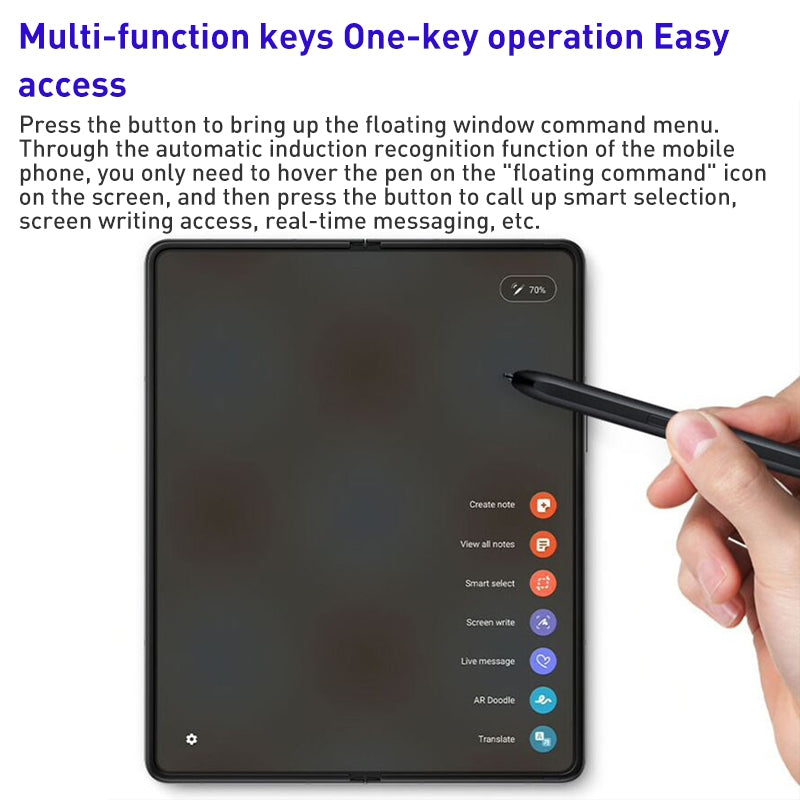 For-Samsung-Galaxy-Z-Fold3-5G/W22-5G-Touch-Capacitive-Pen-Stylus-(Black)