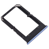 For-OPPO-Reno3/K7-5G/Find-X2-Lite-SIM-Card-Tray-+-SIM-Card-Tray(Blue)