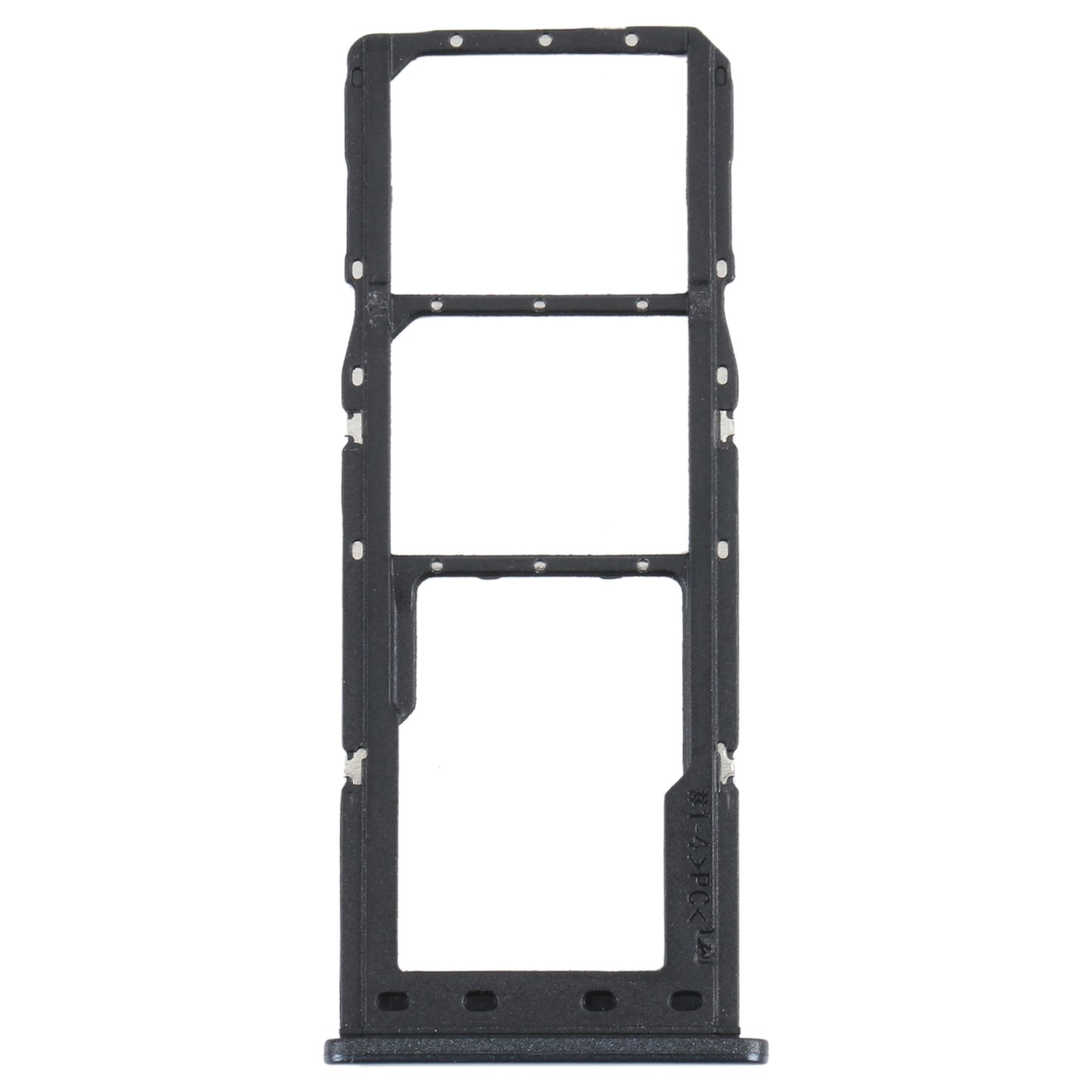 For-Samsung-Galaxy-M12-SM-M127-SIM-Card-Tray-+-SIM-Card-Tray-+-Micro-SD-Card-Tray-(Black)