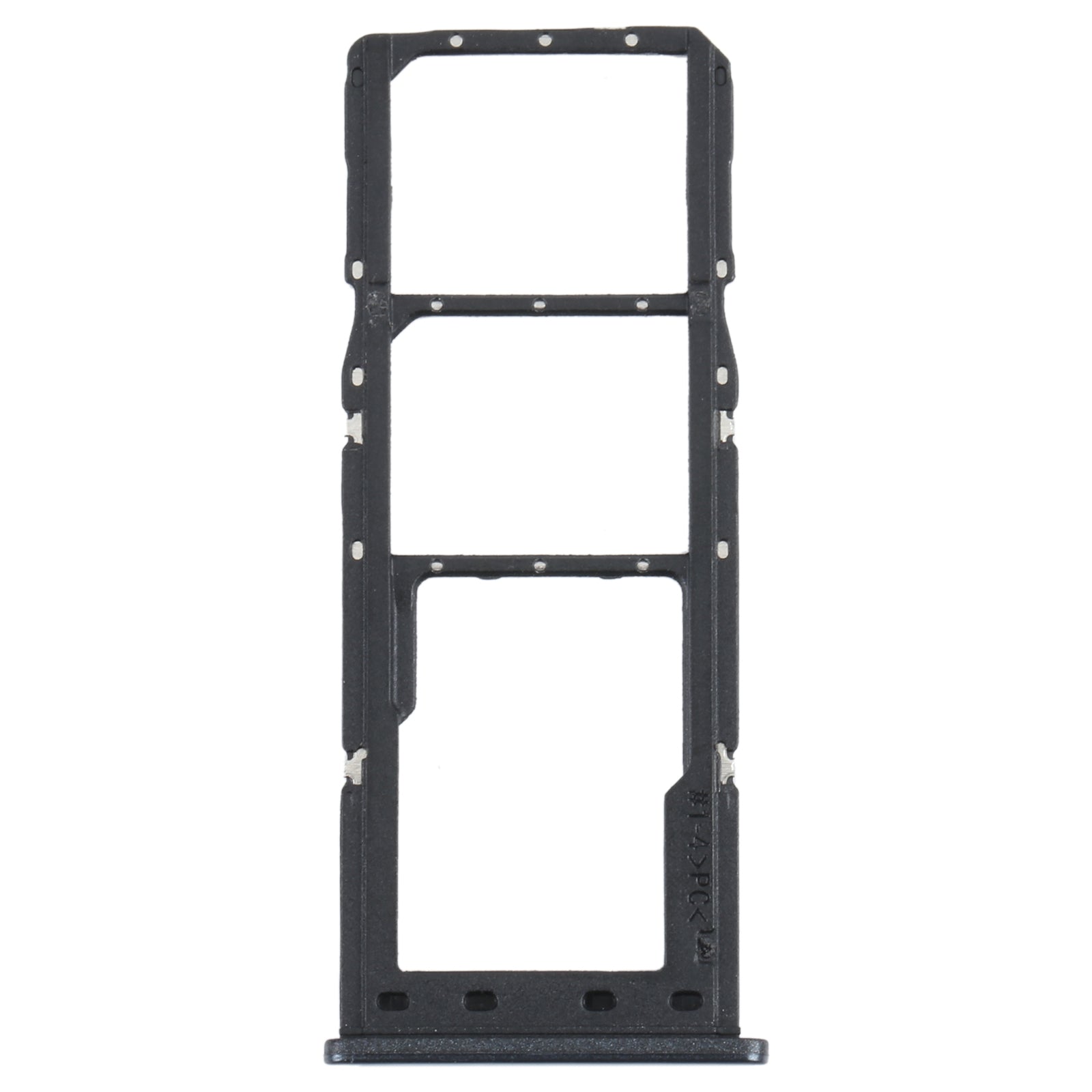 For-Samsung-Galaxy-M12-SM-M127-SIM-Card-Tray-+-SIM-Card-Tray-+-Micro-SD-Card-Tray-(Black)