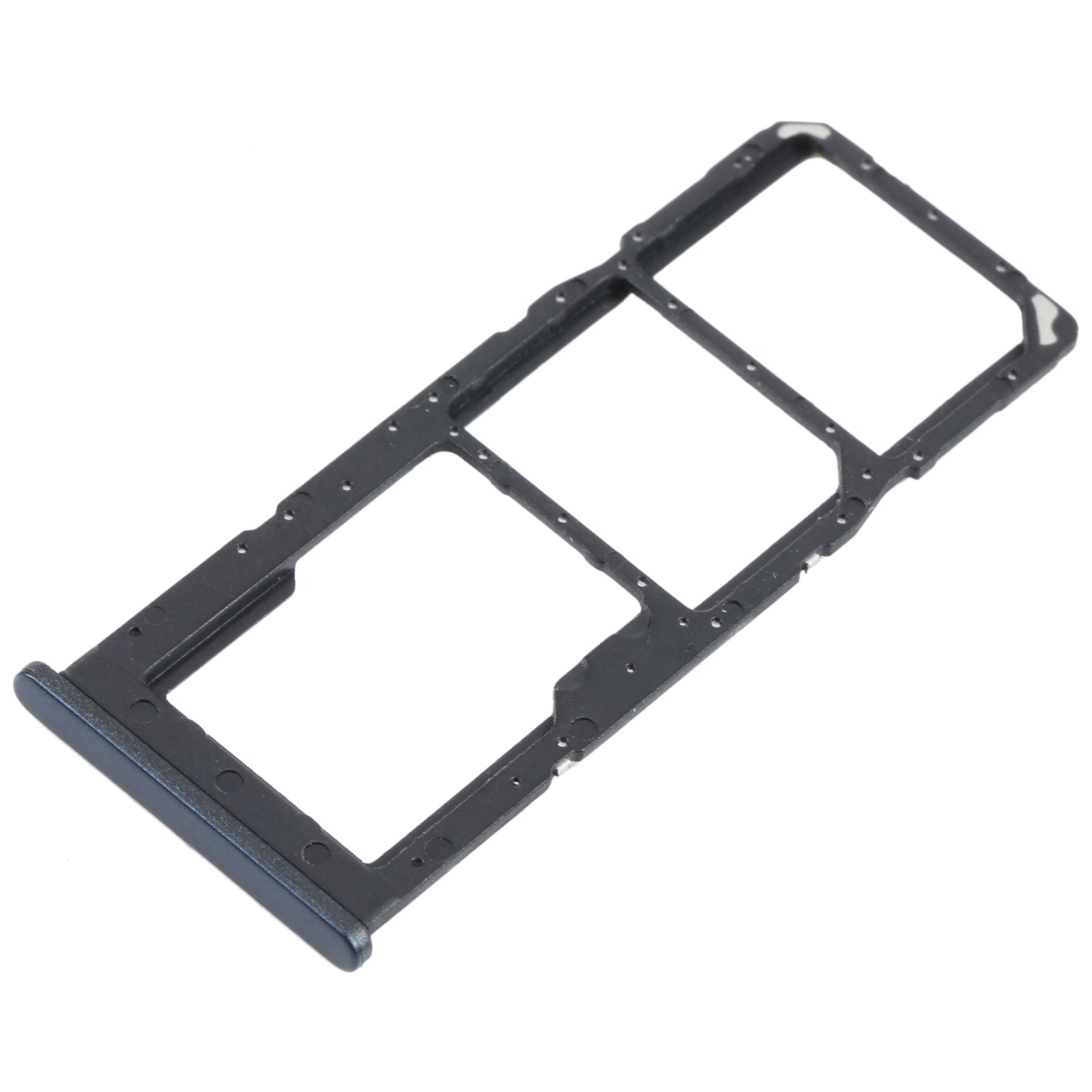 For-Samsung-Galaxy-M12-SM-M127-SIM-Card-Tray-+-SIM-Card-Tray-+-Micro-SD-Card-Tray-(Black)