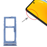 For-Samsung-Galaxy-M52-5G-SM-M526B-Original-SIM-Card-Tray-+-SIM-Card-Tray-/-Micro-SD-card-tray-(Blue)