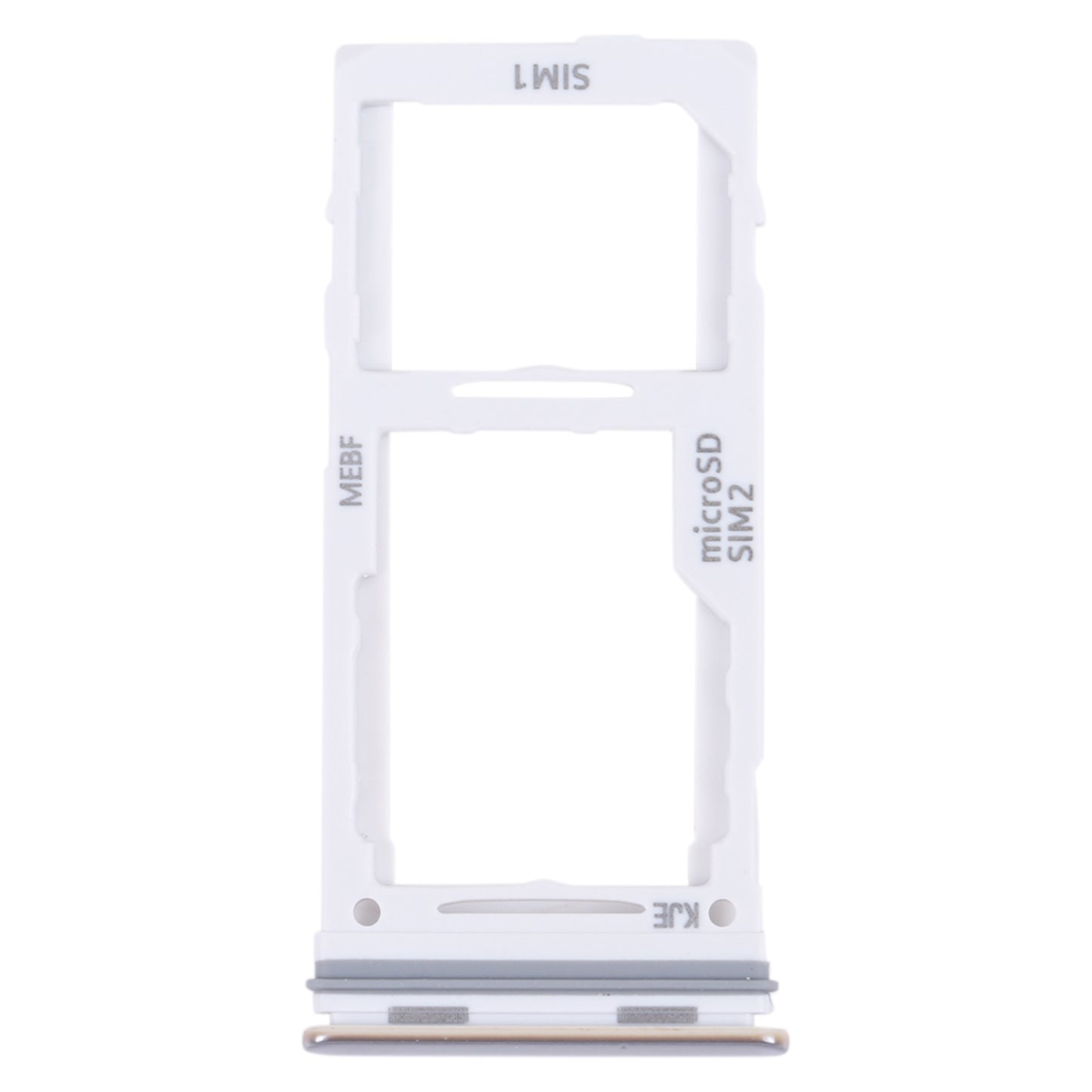 For-Samsung-Galaxy-M52-5G-SM-M526B-Original-SIM-Card-Tray-+-SIM-Card-Tray-/-Micro-SD-card-tray-(White)