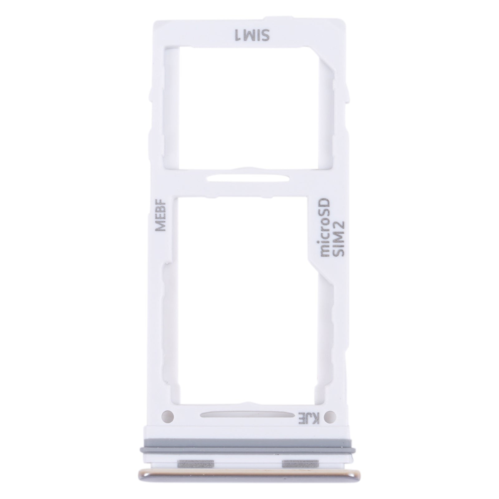 For-Samsung-Galaxy-M52-5G-SM-M526B-Original-SIM-Card-Tray-+-SIM-Card-Tray-/-Micro-SD-card-tray-(White)