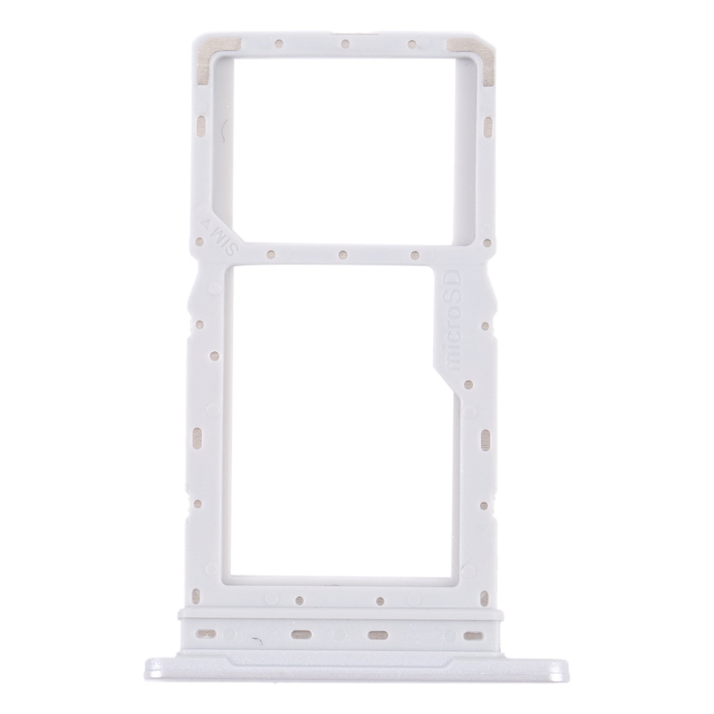 For-Samsung-Galaxy-Tab-A8-10.5-2021-SM-X200/X205-SIM-Card-Tray-+-SIM-Card-Tray-/-Micro-SD-Card-Tray-(White)