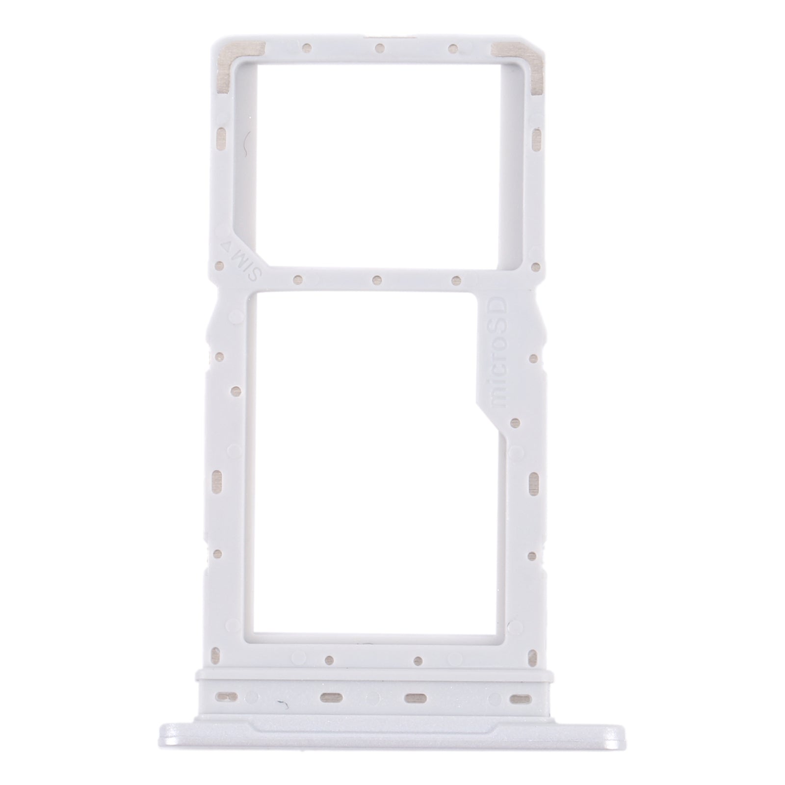For-Samsung-Galaxy-Tab-A8-10.5-2021-SM-X200/X205-SIM-Card-Tray-+-SIM-Card-Tray-/-Micro-SD-Card-Tray-(White)