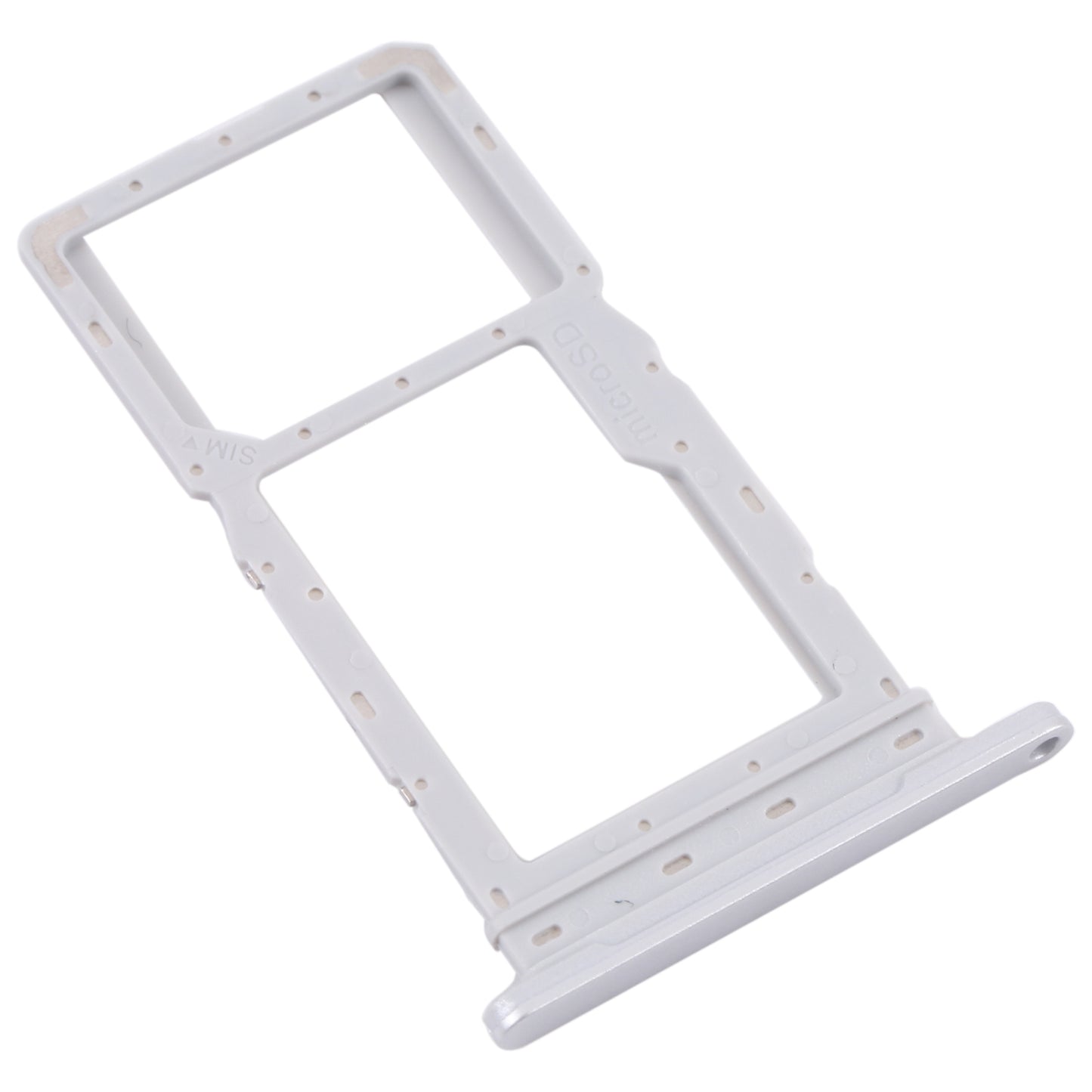 For-Samsung-Galaxy-Tab-A8-10.5-2021-SM-X200/X205-SIM-Card-Tray-+-SIM-Card-Tray-/-Micro-SD-Card-Tray-(White)