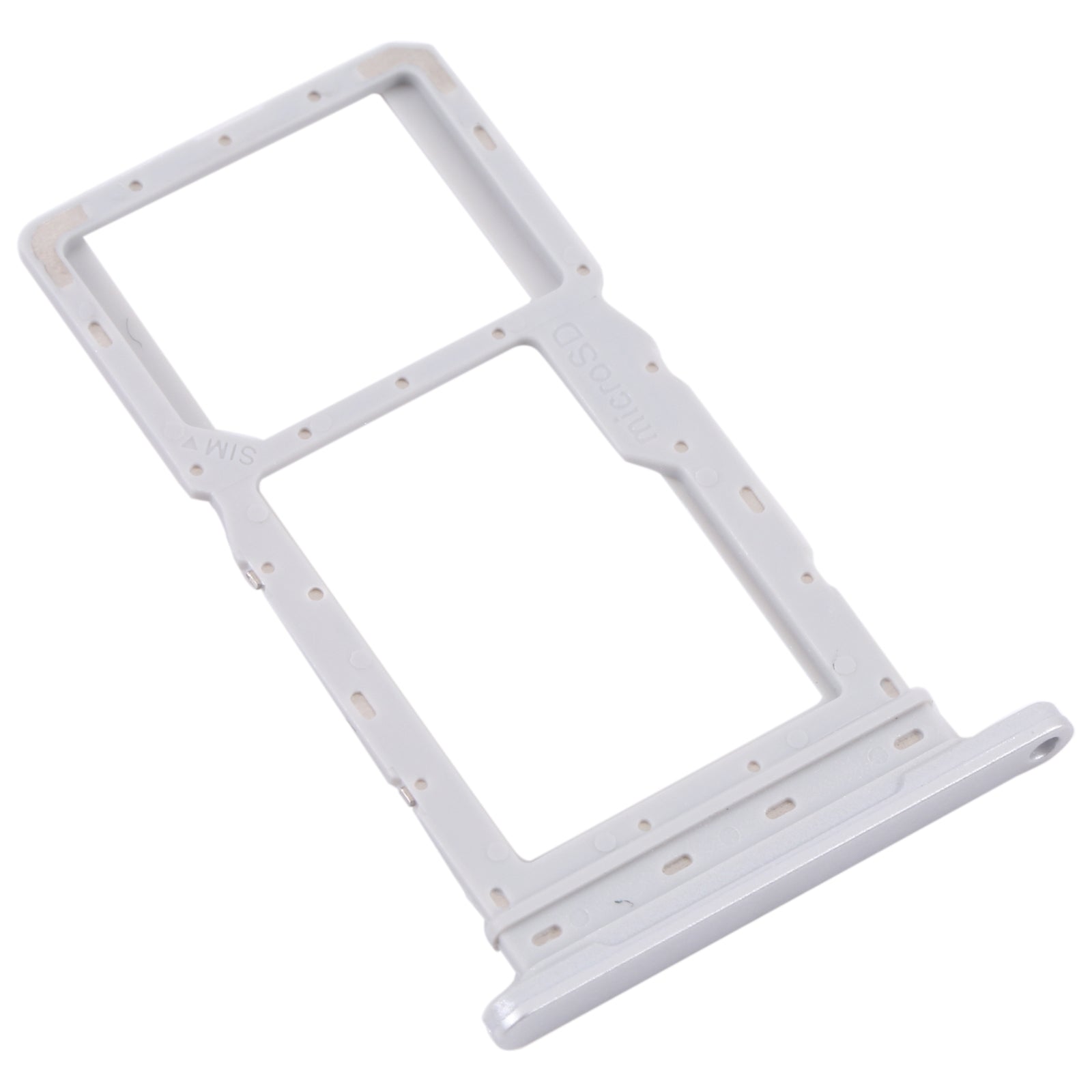 For-Samsung-Galaxy-Tab-A8-10.5-2021-SM-X200/X205-SIM-Card-Tray-+-SIM-Card-Tray-/-Micro-SD-Card-Tray-(White)