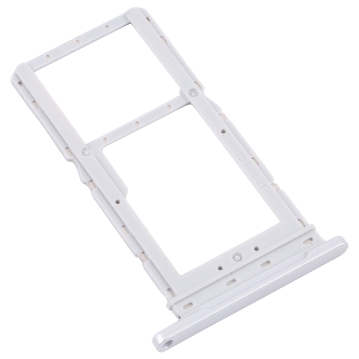 For-Samsung-Galaxy-Tab-A8-10.5-2021-SM-X200/X205-SIM-Card-Tray-+-SIM-Card-Tray-/-Micro-SD-Card-Tray-(White)