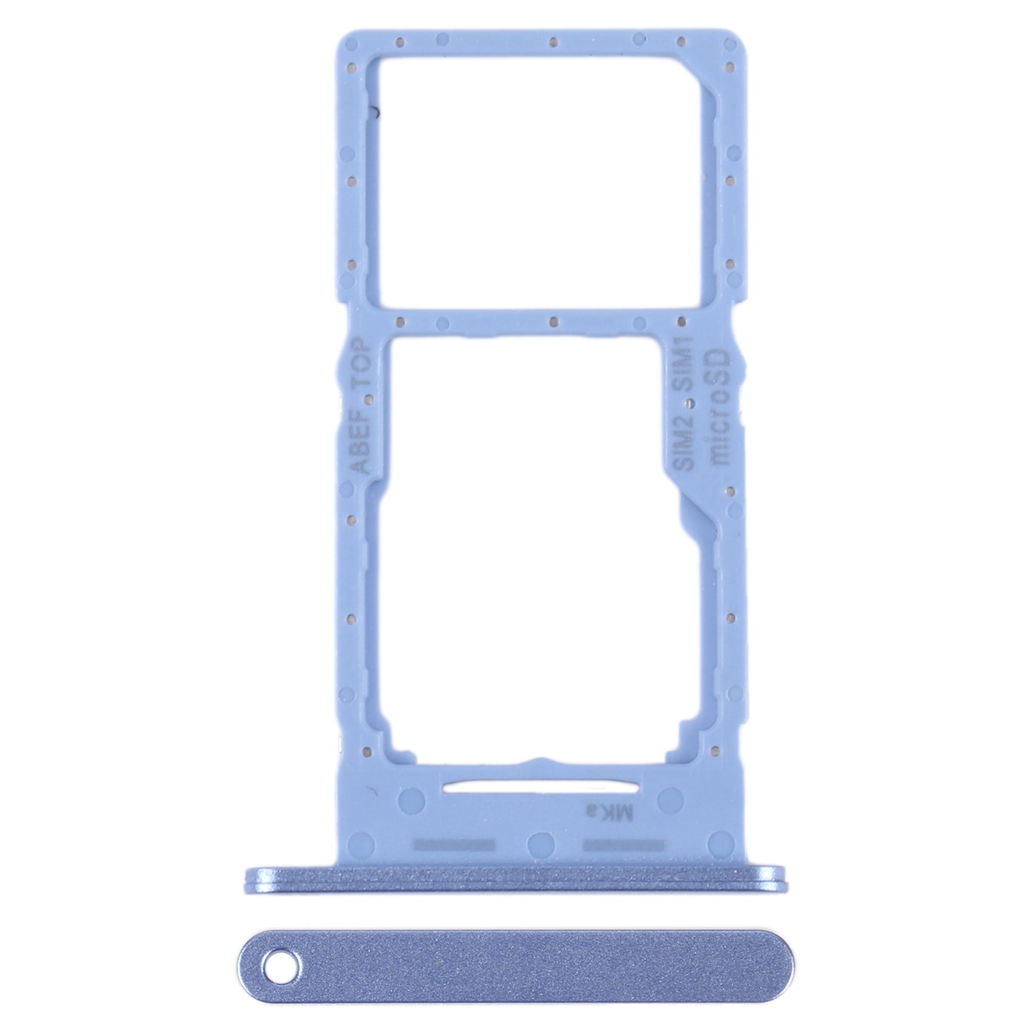 For-Samsung-Galaxy-A25-5G-SM-A256B-Original-SIM-Card-Tray-+-SIM-Card-Tray-/-Micro-SD-Card-Tray-(Blue)