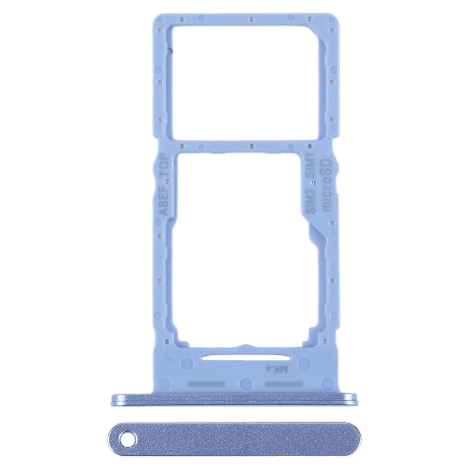 For-Samsung-Galaxy-A25-5G-SM-A256B-Original-SIM-Card-Tray-+-SIM-Card-Tray-/-Micro-SD-Card-Tray-(Blue)