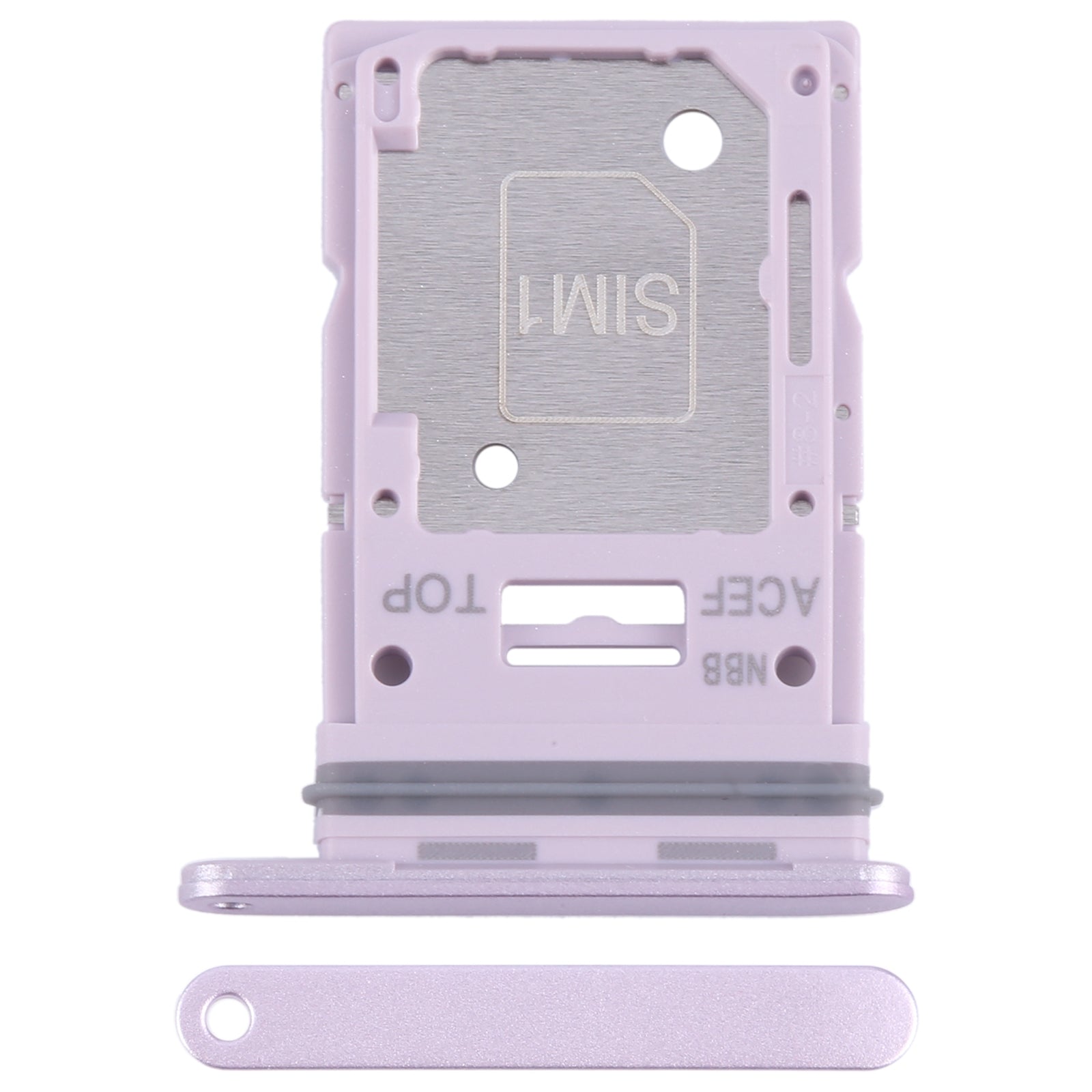 For-Samsung-Galaxy-A35-SM-A356B-Original-SIM-Card-Tray-+-SIM-/-Micro-SD-Card-Tray-(Purple)