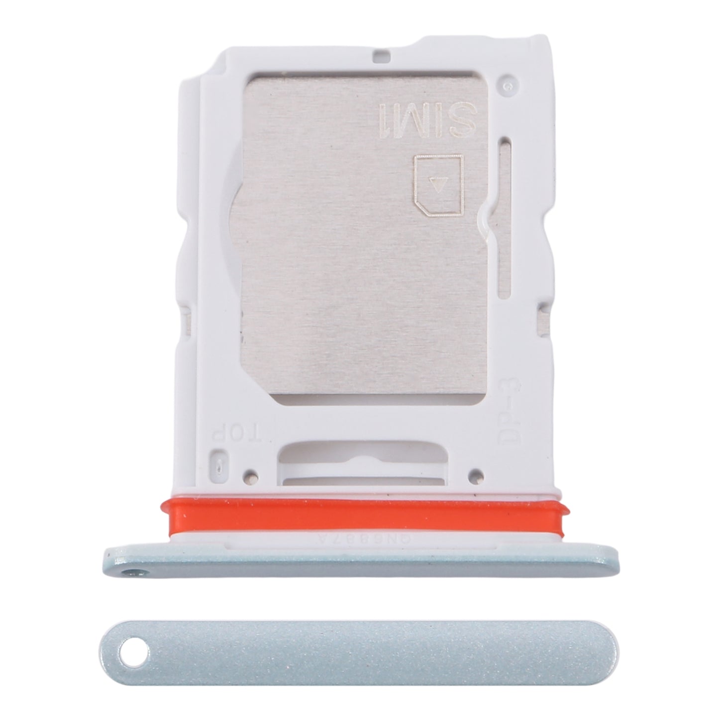 For-Samsung-Galaxy-M55-SM-M556B-Original-SIM-Card-Tray-+-SIM-Card-Tray-/-Micro-SD-Card-Tray-(Green)
