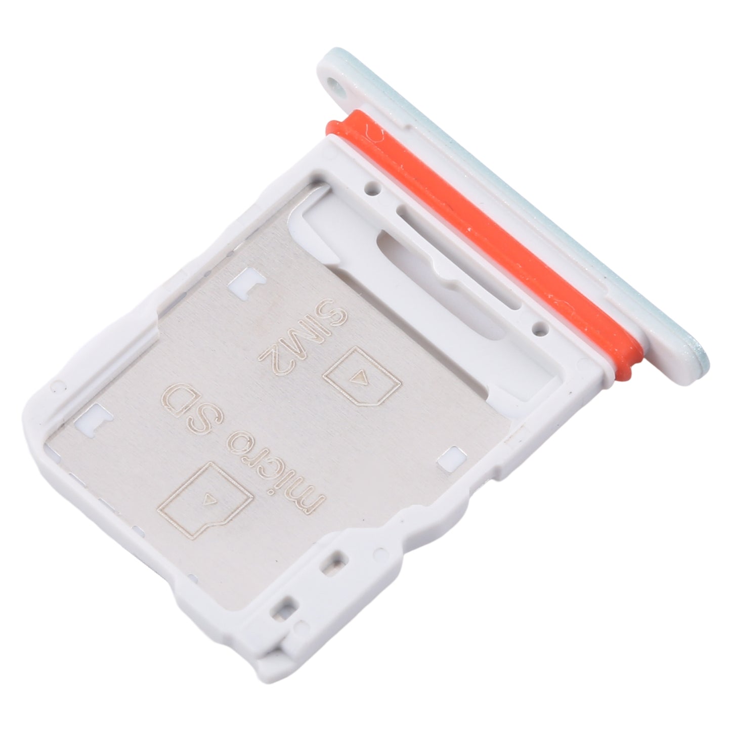 For-Samsung-Galaxy-M55-SM-M556B-Original-SIM-Card-Tray-+-SIM-Card-Tray-/-Micro-SD-Card-Tray-(Green)