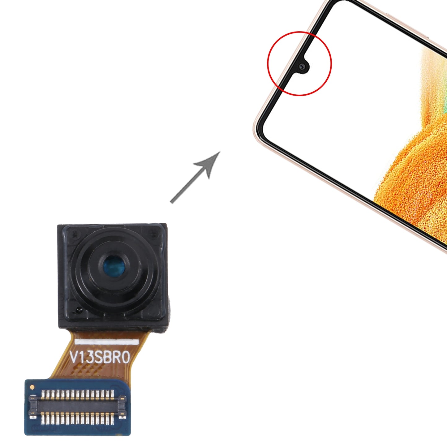 For-Samsung-Galaxy-A34-5G-SM-A346B-Original-Front-Facing-Camera