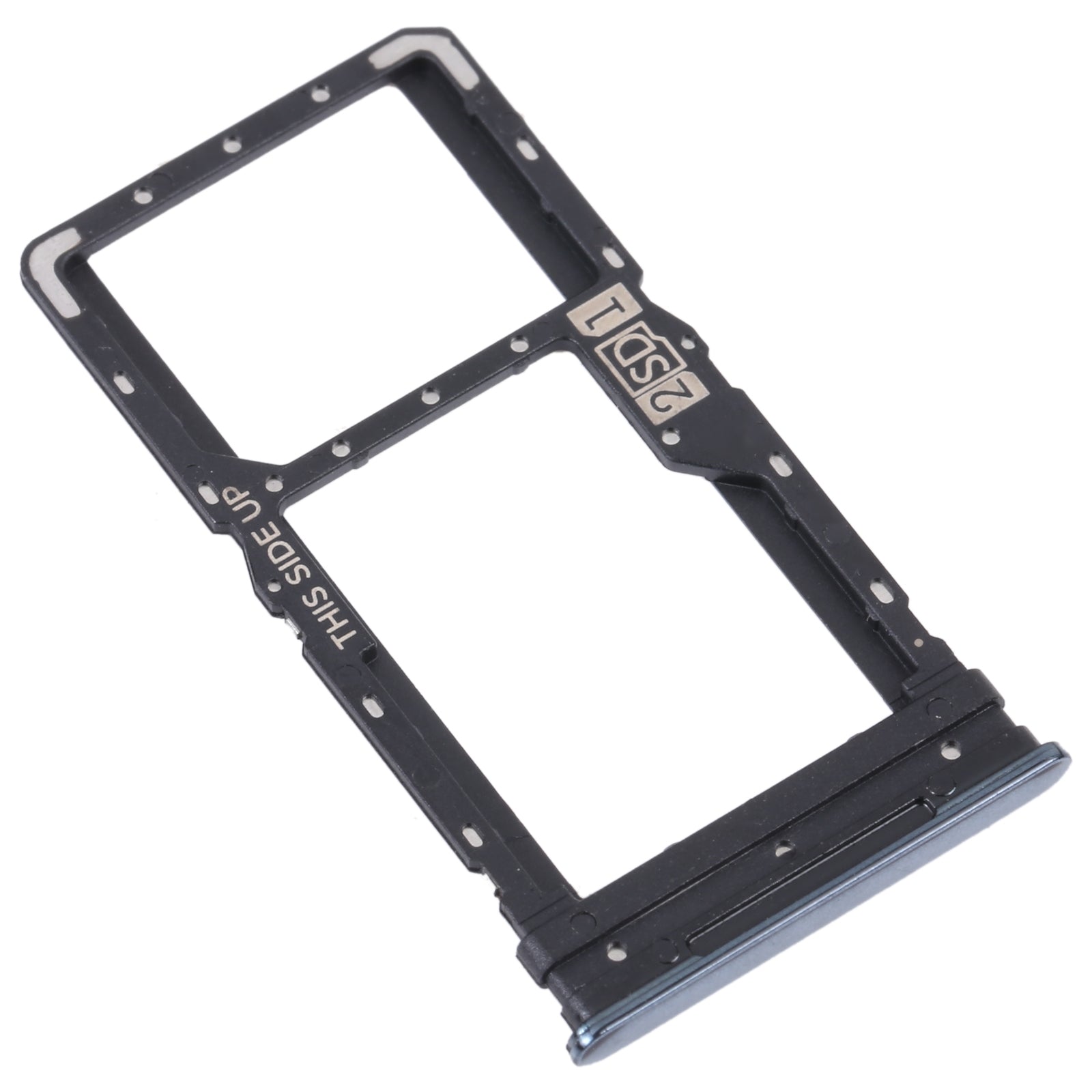 For-Motorola-Moto-G52-SIM-Card-Tray-+-SIM-/-Micro-SD-Card-Tray-(Black)