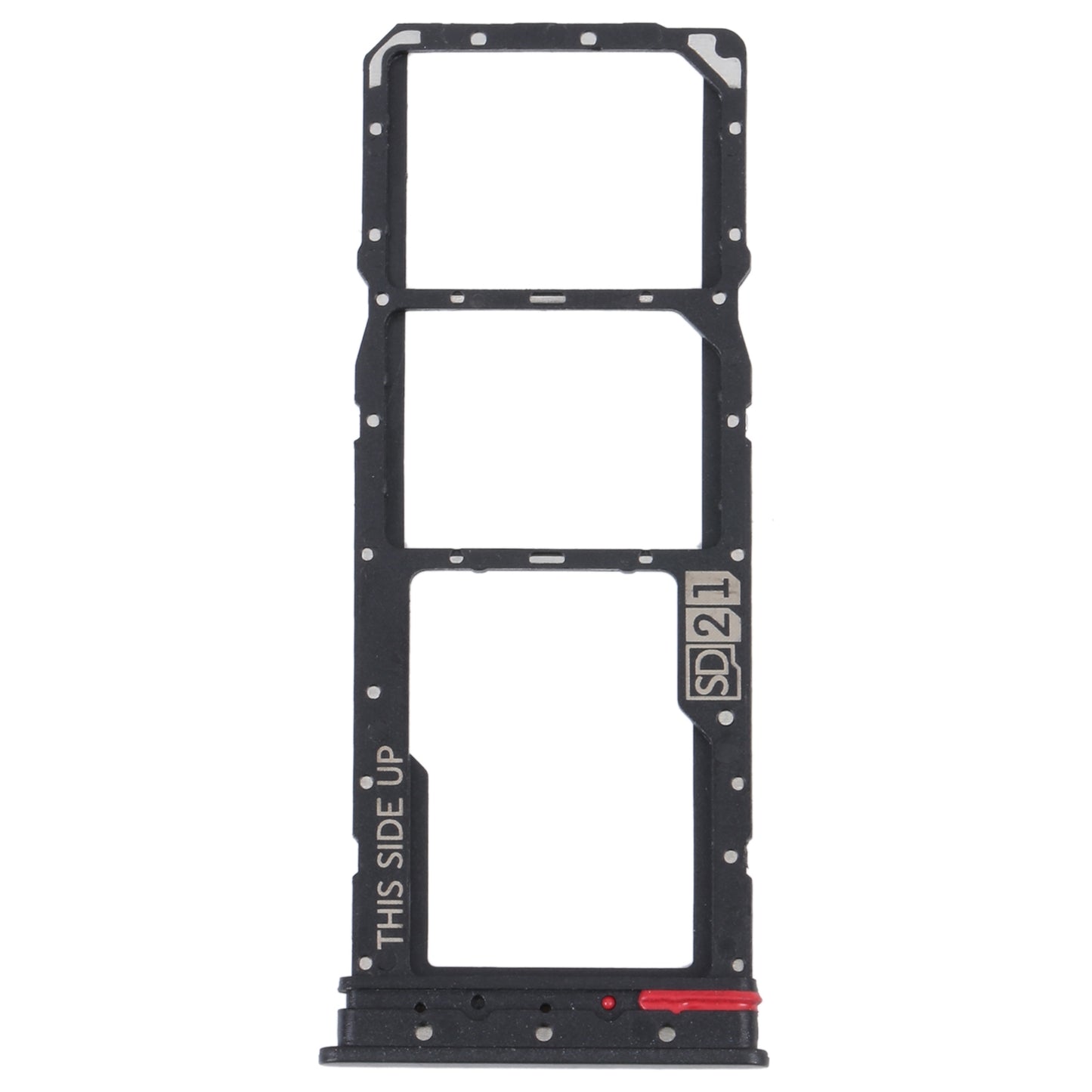 For-Motorola-Moto-G32-SIM-Card-Tray-+-SIM-Card-Tray-+-Micro-SD-Card-Tray-(Black)
